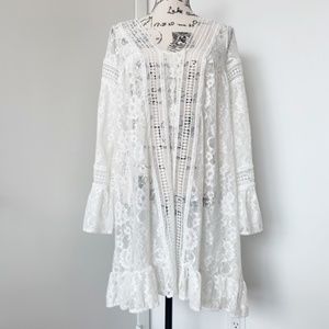Zart Brazilian Lace Beach Dress/ Cover Up